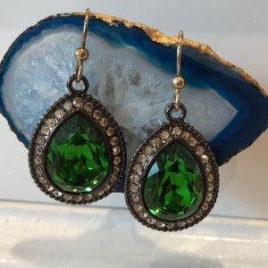 Brighton Emerald Green Earrings